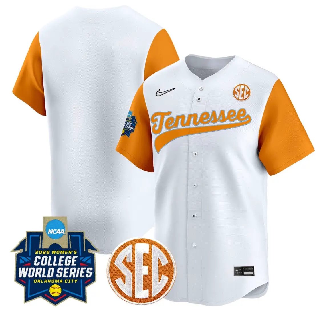 Team Jersey Blank Tennessee Vols Softball 2026 World Series Stitched by My Store