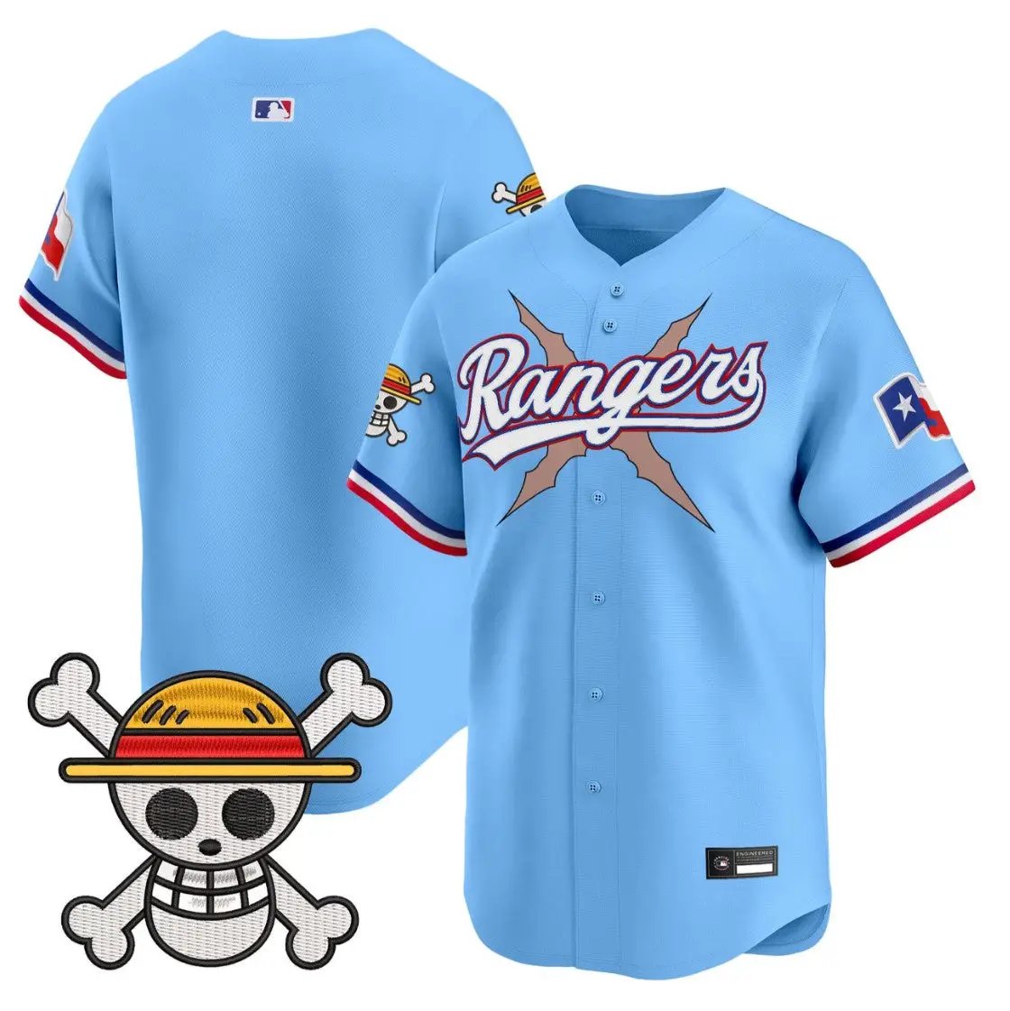 Team Jersey Blank Texas Rangers One Piece Premier Limited Stitched by My Store