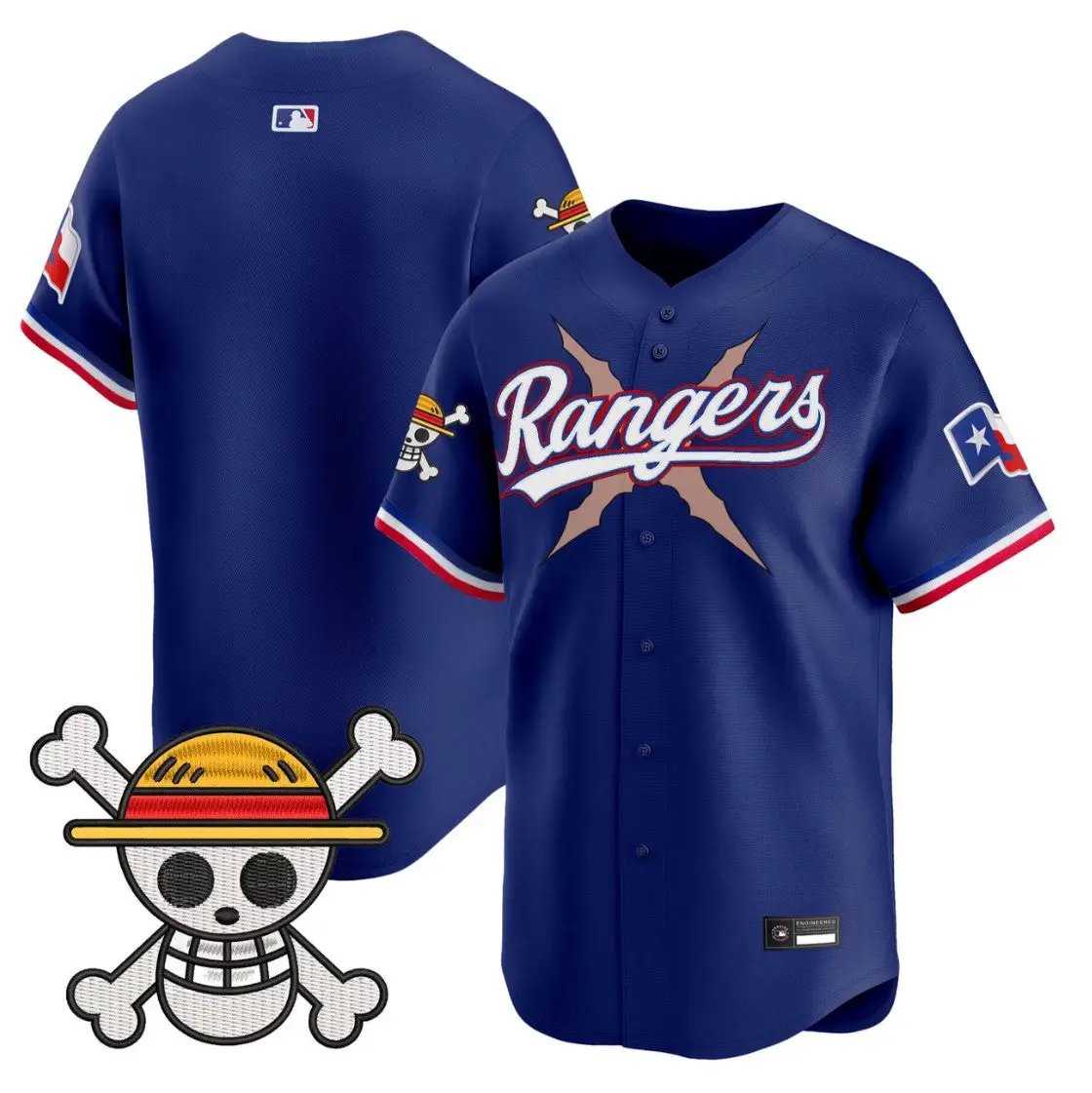 Team Jersey Blank Texas Rangers One Piece Premier Limited Stitched by My Store