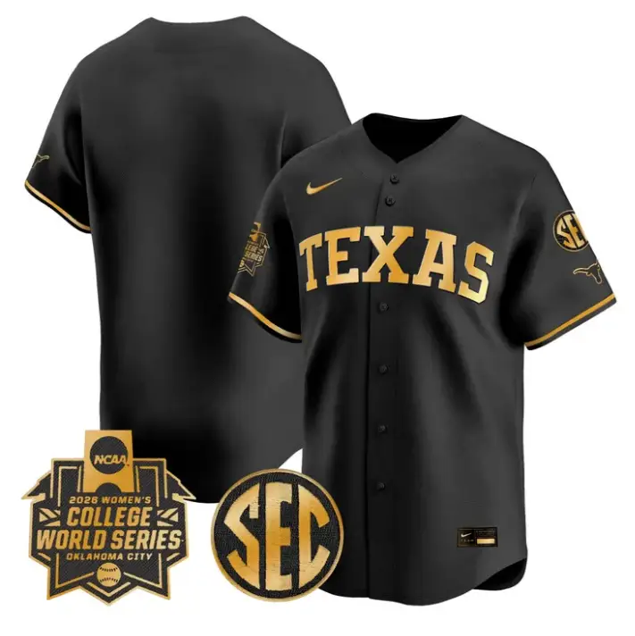 Team Jersey Blank Texas Softball 2026 World Series Stitched by My Store