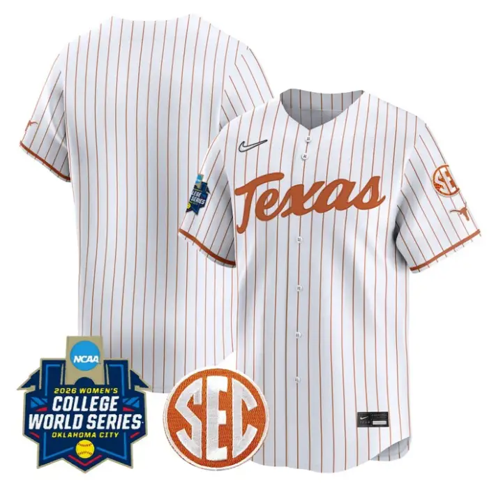 Team Jersey Blank Texas Softball 2026 World Series Stitched by My Store