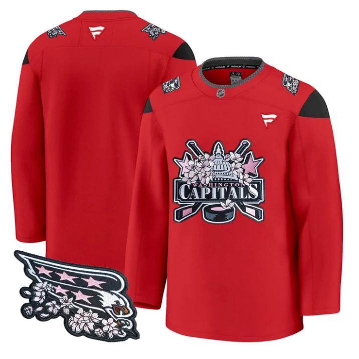 Team Jersey Blank Washington Capitals 2026 Premium Stitched by Hockey David