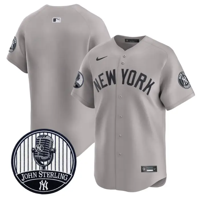 Team Jersey Blank Yankees John Sterling Voice Tribute Stitched by My Store