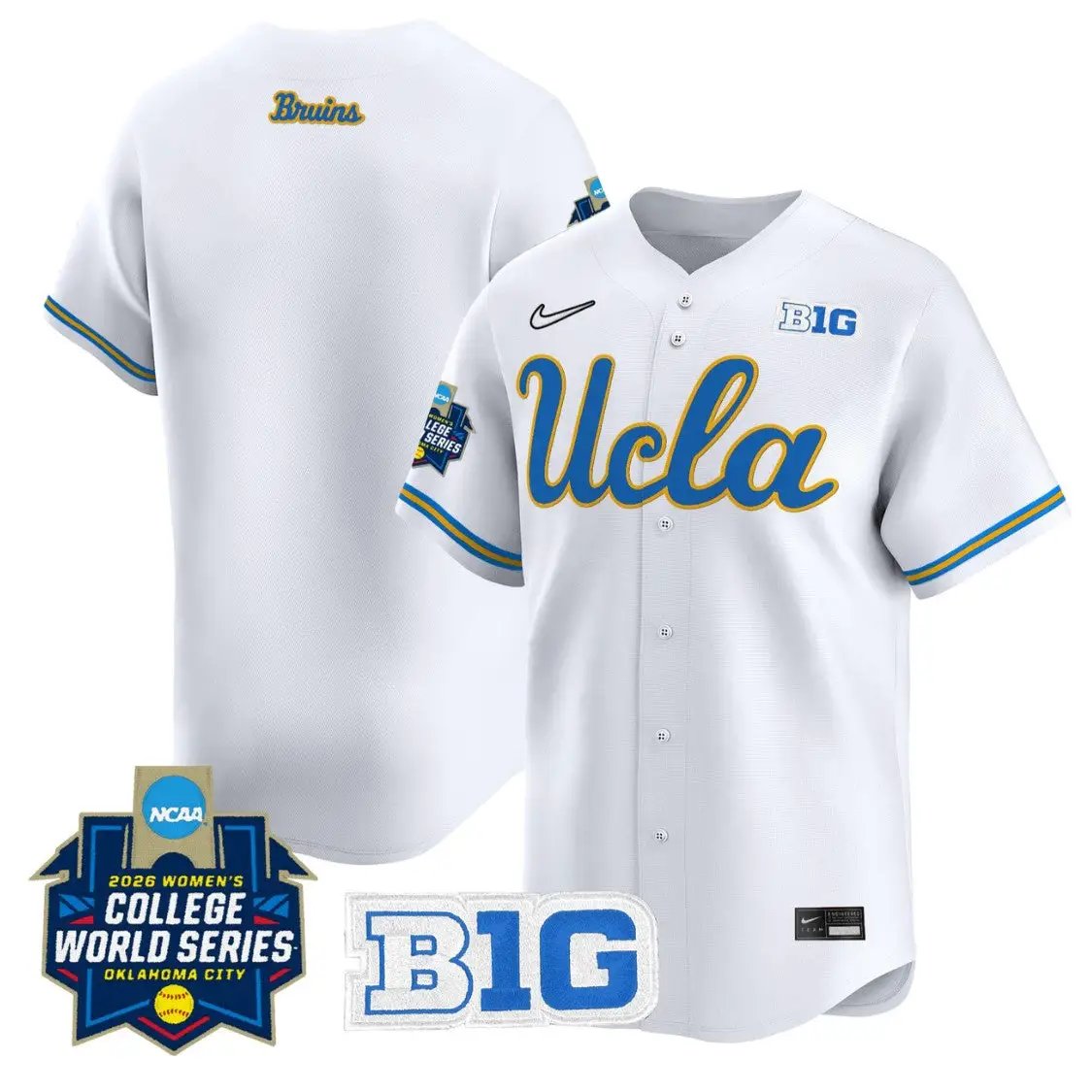 Team Jersey Blue UCLA Bruins Softball 2026 World Series Stitched by My Store