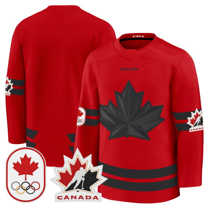 Team Jersey Canada Olympic Premium Hockey 2026 Stitched by Hockey David