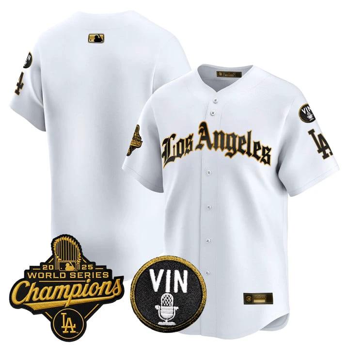 Team Jersey Dodgers 2025 World Series Champions LA Gothic Edition by My Store