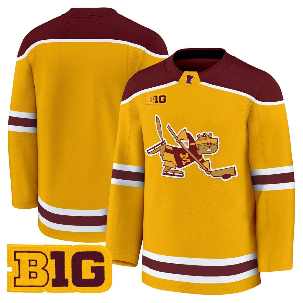 Team Jersey Minnesota Golden Gophers 2025-26 Premium Stitched by Hockey David