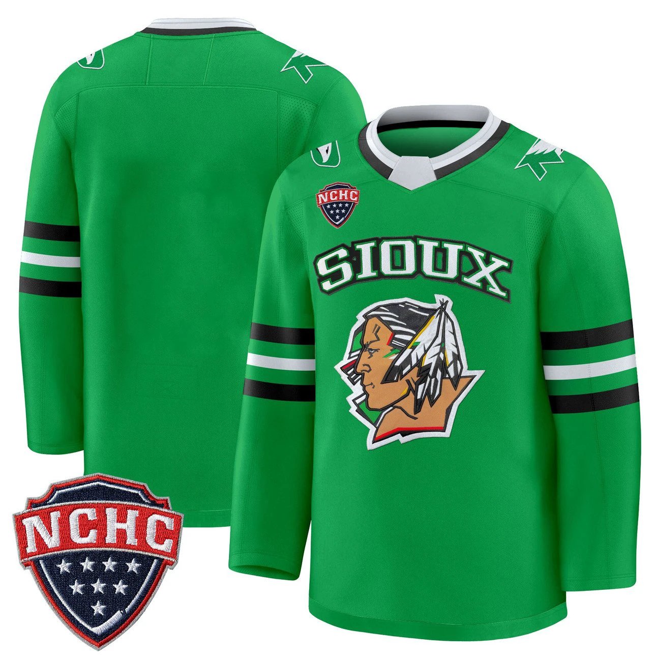 Team Jersey North Dakota Fighting Hawks 2025-26 Stitched by Hockey David
