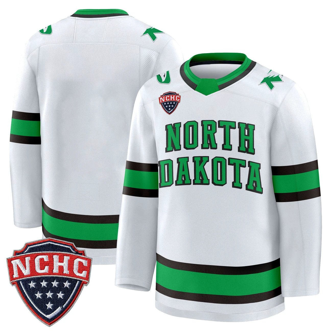 Team Jersey North Dakota Fighting Hawks 2025-26 Stitched by Hockey David