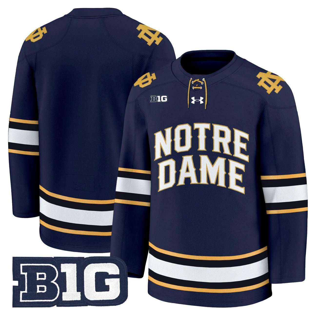 Team Jersey Notre Dame Fighting Irish 2025-26 Premium Stitched by Hockey David