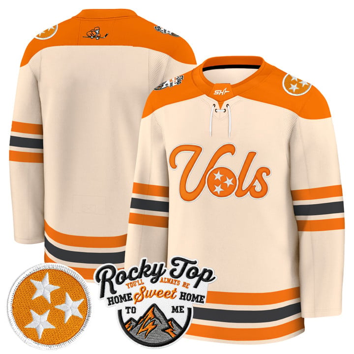 Team Jersey Tennessee Volunteers 2025-26 Hockey Premium Stitched by Hockey David