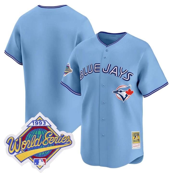 Team Jersey Toronto Blue Jays 1993 World Series Throwback Stitched by My Store