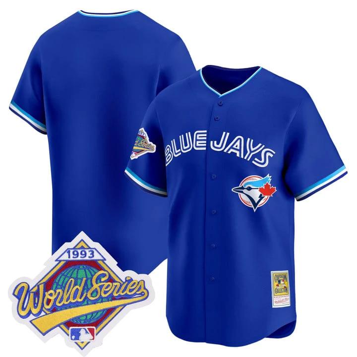 Team Jersey Toronto Blue Jays 1993 World Series Throwback Stitched by My Store