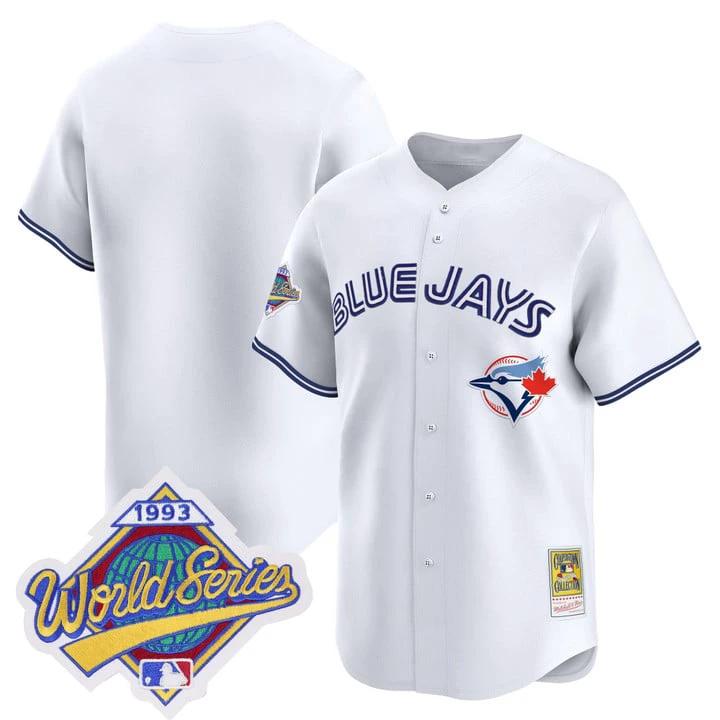Team Jersey Toronto Blue Jays 1993 World Series Throwback Stitched by My Store