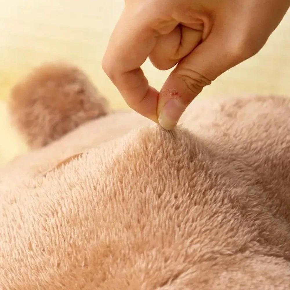 Teddy Shape Waist Backrest Cushion by Casa & Beyond