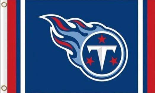 Tennessee Titans Club Flag 3X5 Ft Polyester Banner USA 90x150cm by flagsjustdoit