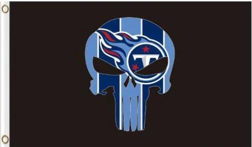 Tennessee Titans Flag 3X5 Ft Polyester Banner USA 90x150cm by flagsjustdoit