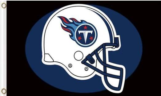 Tennessee Titans Helmet Flag 3X5 Ft Polyester Banner USA 90x150cm by flagsjustdoit