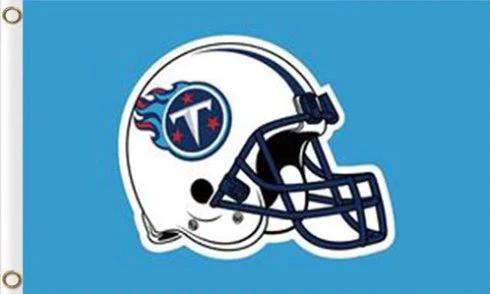 Tennessee Titans Helmet US Flag 3X5 Ft Polyester Banner USA 90x150cm by flagsjustdoit