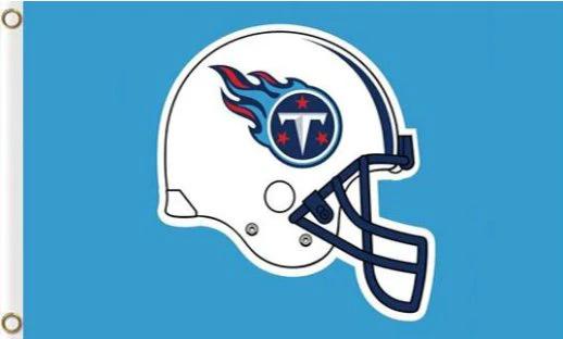 Tennessee Titans Helmet US Sport Flag 3X5 Ft Polyester Banner USA 90x150cm by flagsjustdoit
