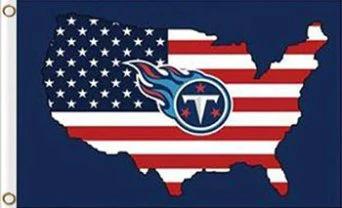 Tennessee Titans US Flag 3X5 Ft Polyester Banner USA 90x150cm by flagsjustdoit
