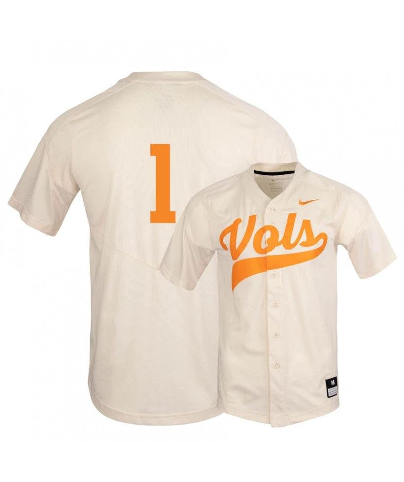 Tennessee Volunteers 1 Alerick Soularie Elite White Baseball Jersey by My Store