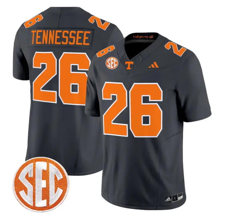 Tennessee Jersey #26 Tennessee Vols 2026 Vapor Limited Stitched by My Store NCAA Football Jerseys