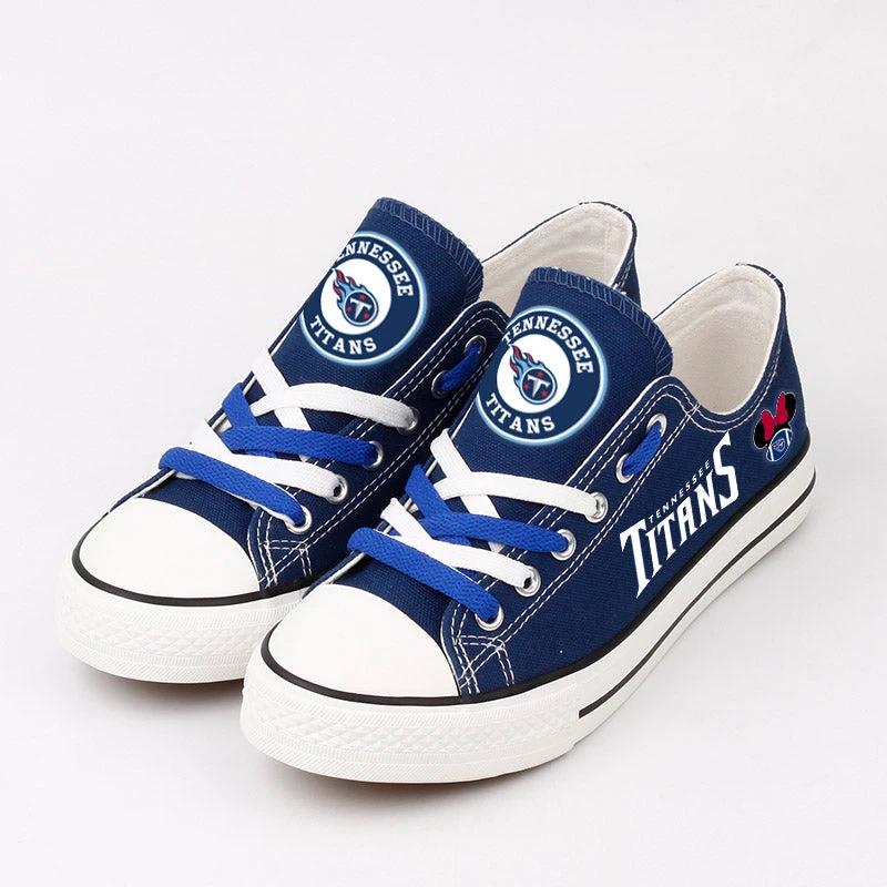 Tennessee Titans Low Top Canvas Sport Sneakers Shoes For Men Women Fans by Crocs