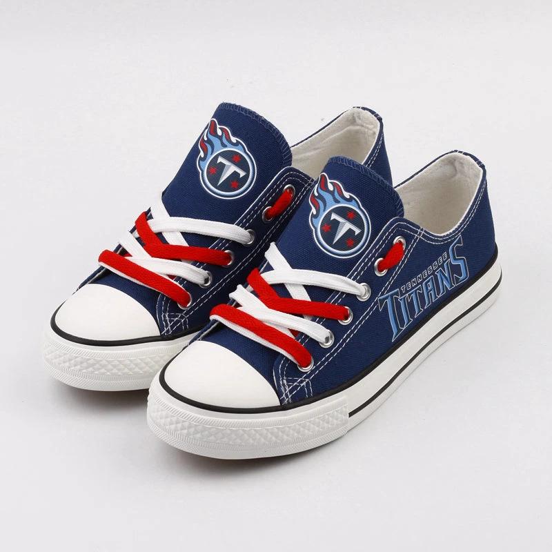 Tennessee Titans Low Top Canvas Sport Sneakers Shoes For Men Women Fans by Crocs
