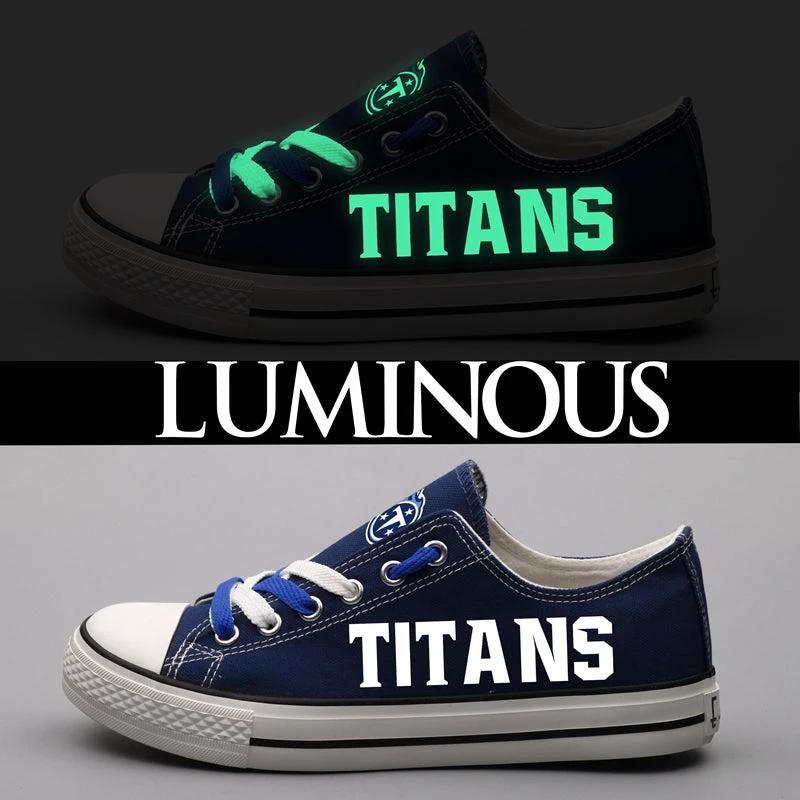 Tennessee Titans Low Top Canvas Sport Sneakers Shoes For Men Women Fans by Crocs