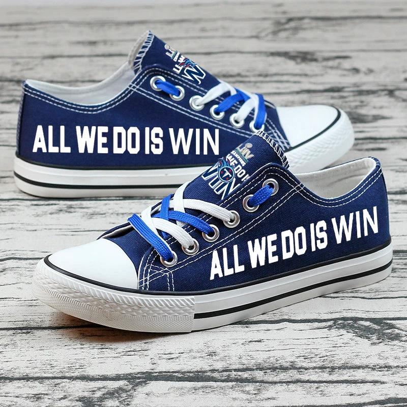 Tennessee Titans Low Top Canvas Sport Sneakers Shoes For Men Women Fans by Crocs