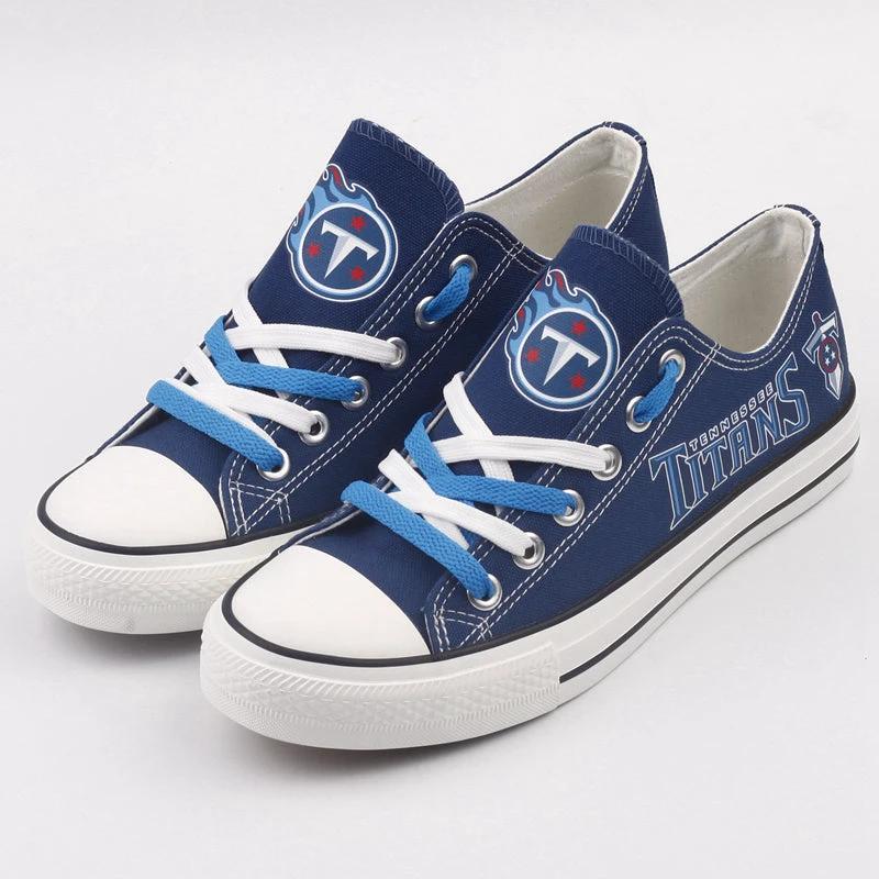 Tennessee Titans Low Top Canvas Sport Sneakers Shoes For Men Women Fans by Crocs