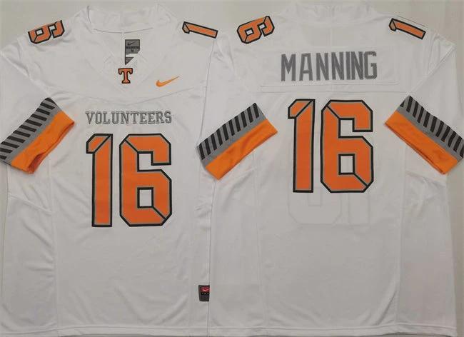 Tennessee Volunteers #16 Peyton Manning Jersey F.U.S.E. Football Stitched by My Store NCAA Football Jerseys
