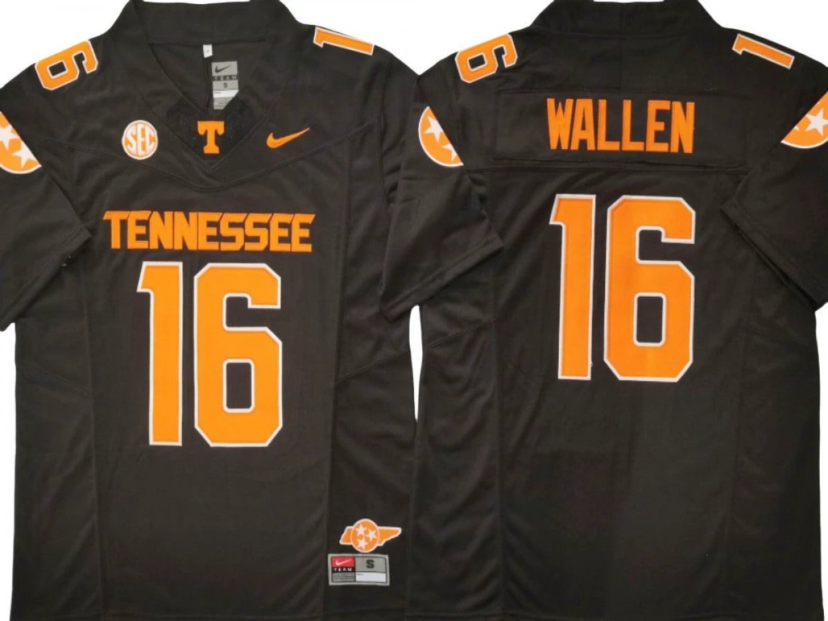Tennessee Volunteers #16 Vapor F.U.S.E. Limited Football Jersey - Morgan Wallen Stitched by My Store NCAA Football Jerseys