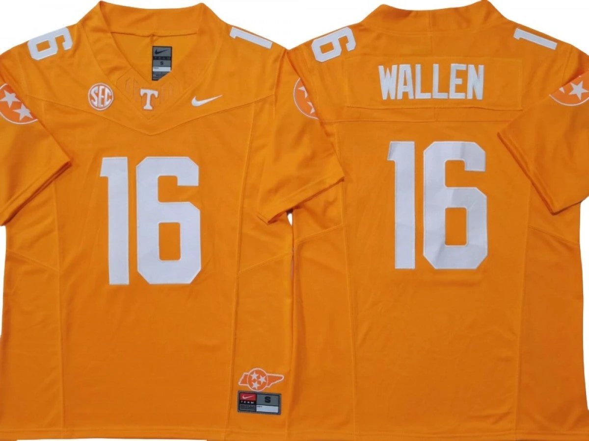 Tennessee Volunteers #16 Vapor F.U.S.E. Limited Football Jersey - Morgan Wallen Stitched by My Store NCAA Football Jerseys