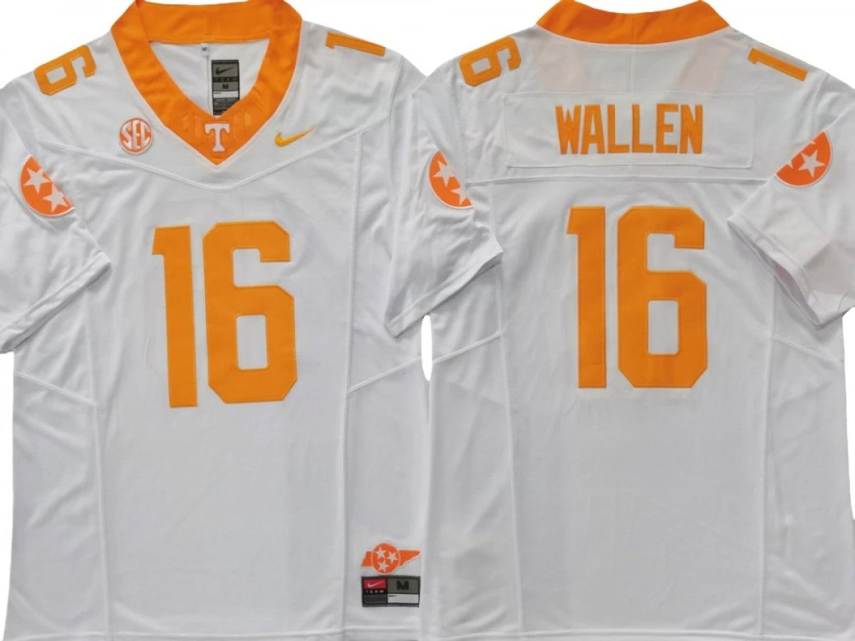Tennessee Volunteers #16 Vapor F.U.S.E. Limited Football Jersey - Morgan Wallen Stitched by My Store NCAA Football Jerseys