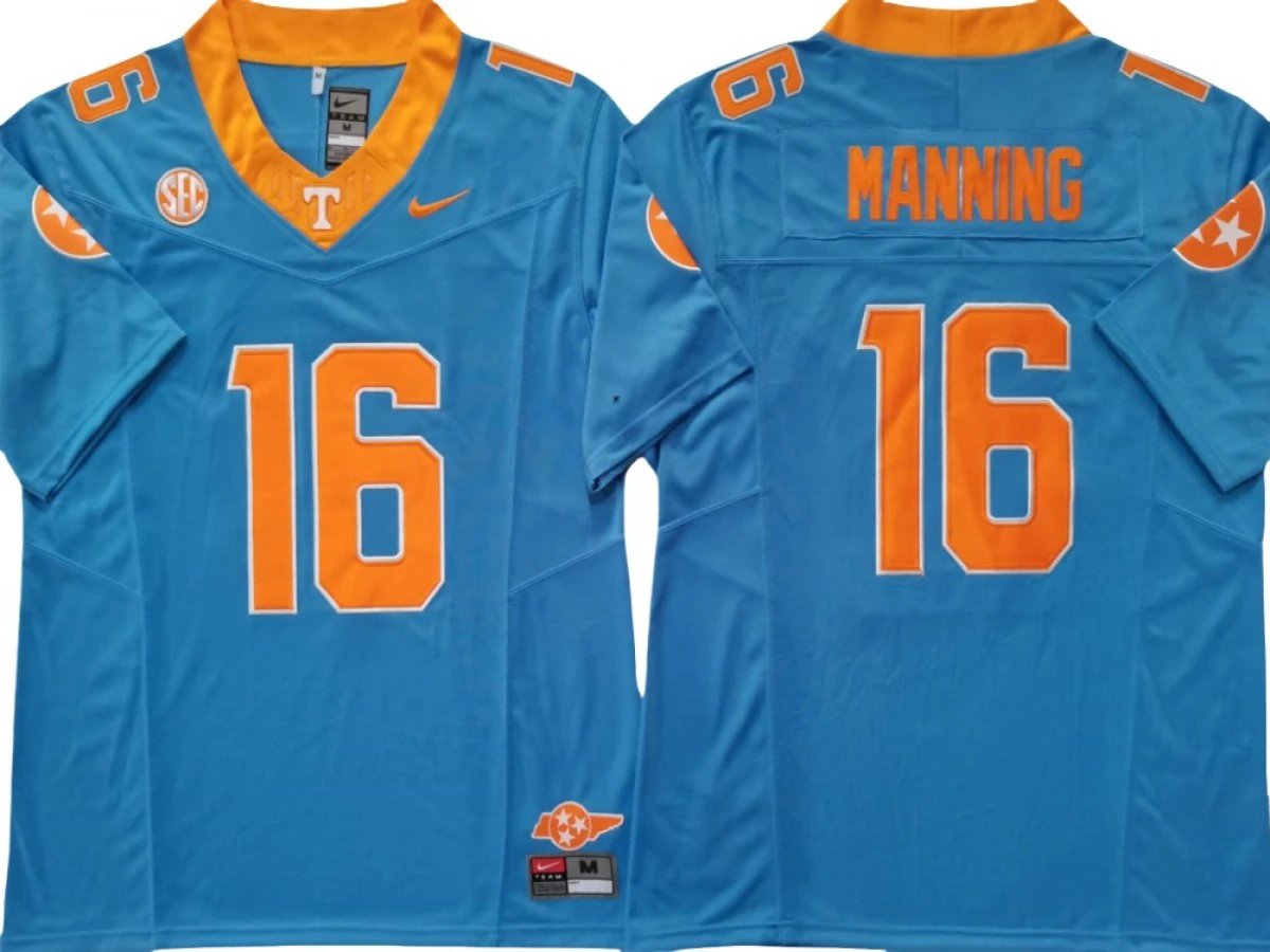 Tennessee Volunteers #16 Vapor F.U.S.E. Limited Team Logo Jersey - Peyton Manning by My Store NCAA Football Jerseys