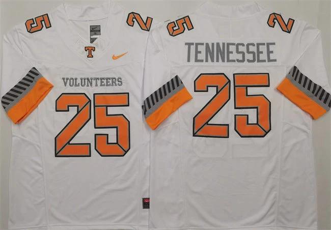 Tennessee Volunteers #25 Tennessee Peyton Manning Jersey F.U.S.E. Football Stitched by My Store NCAA Football Jerseys
