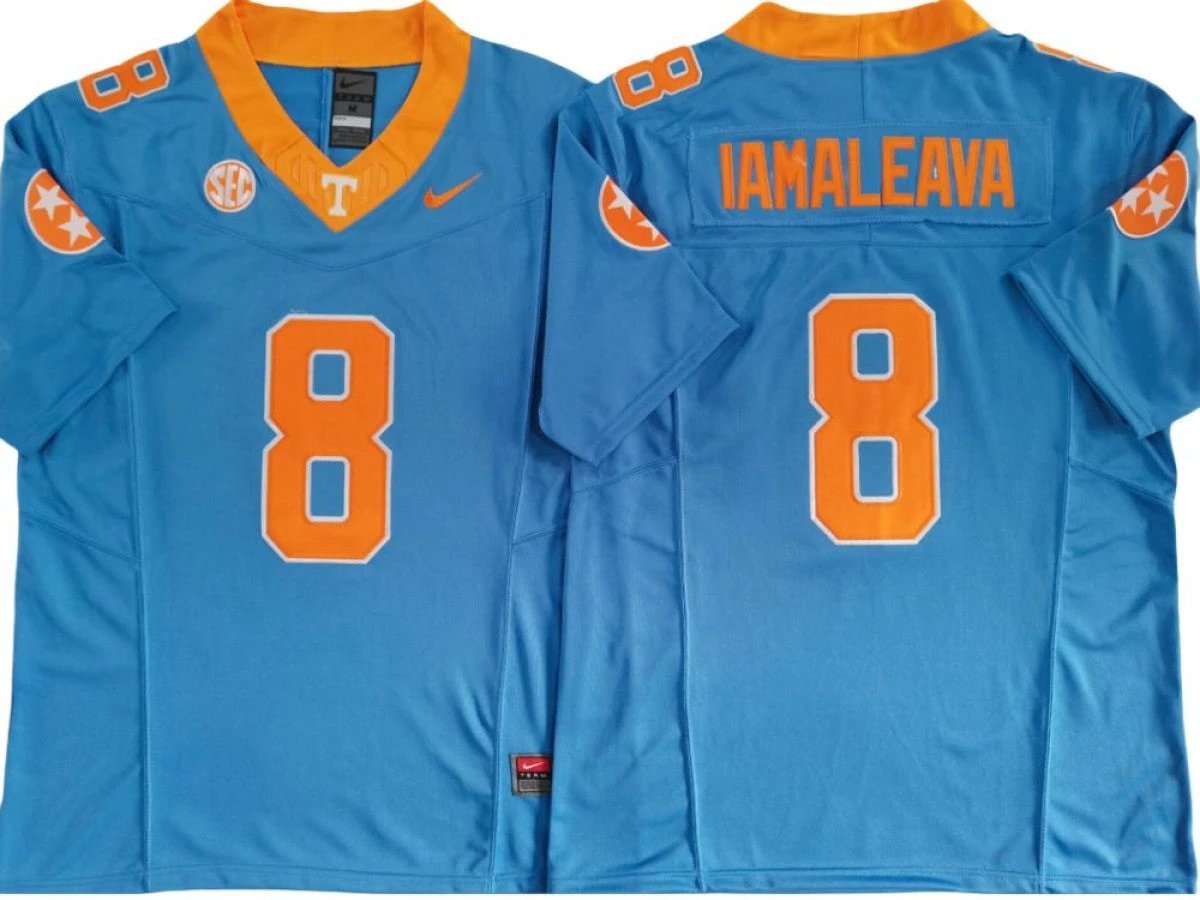 Tennessee Volunteers #8 Nico Iamaleava Vapor F.U.S.E. Limited Football Jersey Stitched by My Store NCAA Football Jerseys