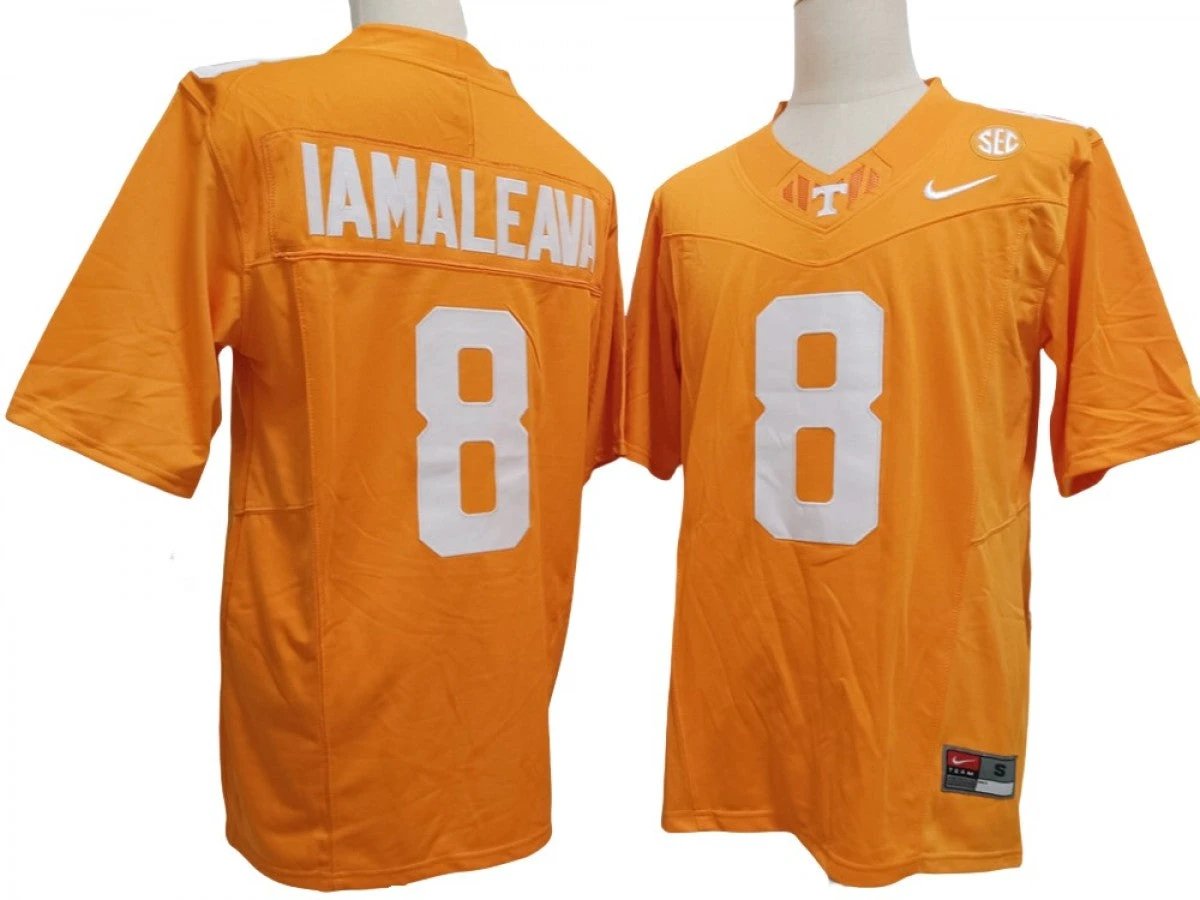 Tennessee Volunteers #8 Nico Iamaleava Vapor F.U.S.E. Limited Football Jersey Stitched by My Store NCAA Football Jerseys