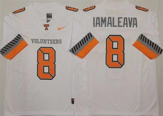 Tennessee Volunteers #8 Nico Iamaleava Jersey F.U.S.E. Football Stitched by My Store NCAA Football Jerseys