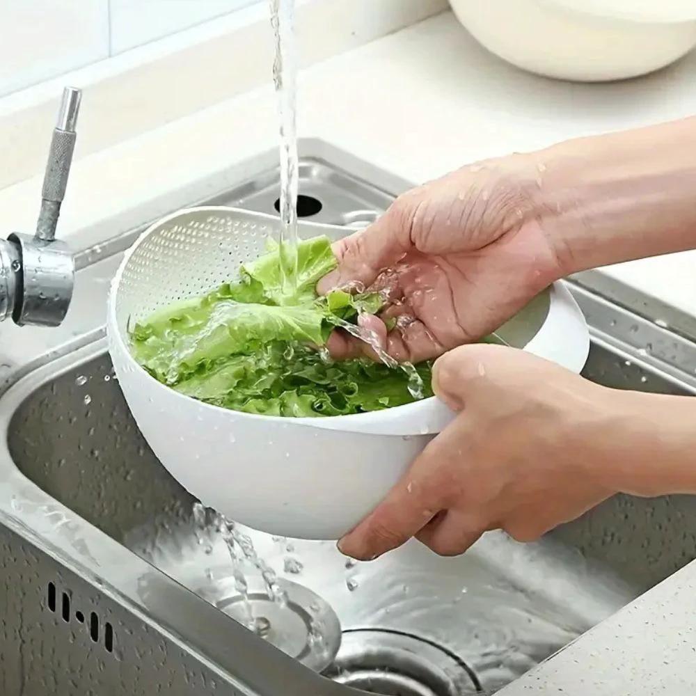 Terra Flow Wash & Drain Colander by Casa & Beyond US