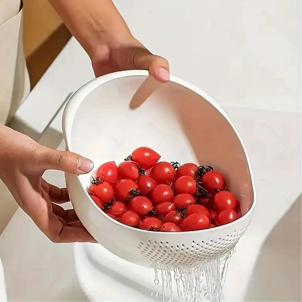 Terra Flow Wash & Drain Colander by Casa & Beyond US