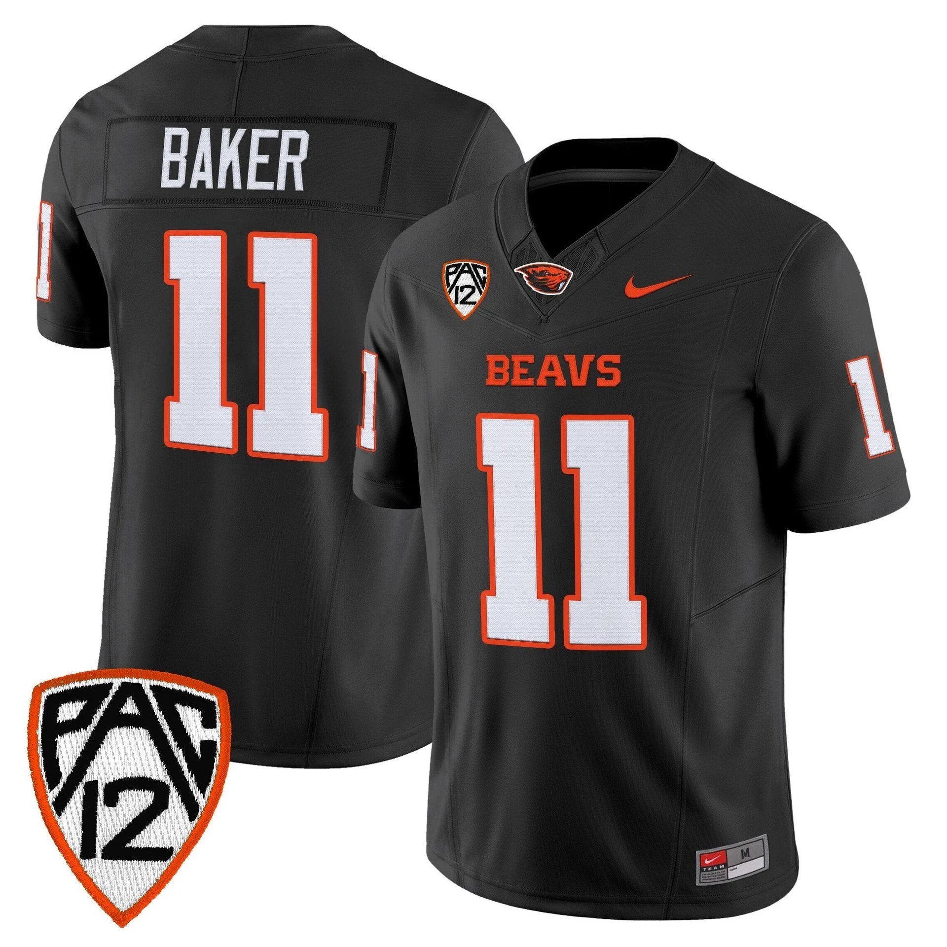 Terry Baker Jersey #11 Oregon State Beavers 2025 Limited Stitched by My Store NCAA Football Jerseys