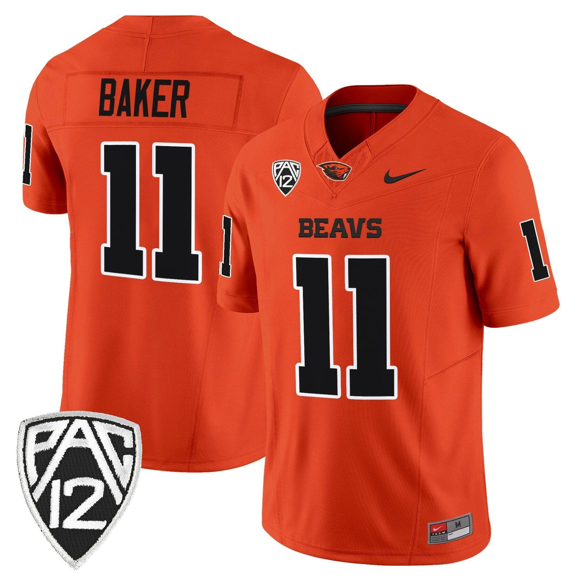 Terry Baker Jersey #11 Oregon State Beavers 2025 Limited Stitched by My Store NCAA Football Jerseys