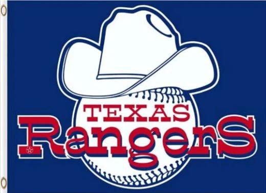 Texas Rangers Baseball Team Flag 3X5Ft Banner USA Polyester with Brass Grommets by flagsjustdoit
