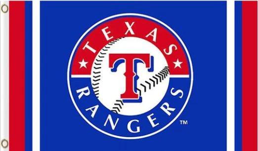Texas Rangers Custom Flag 3X5Ft Banner USA Polyester with Brass Grommets by flagsjustdoit