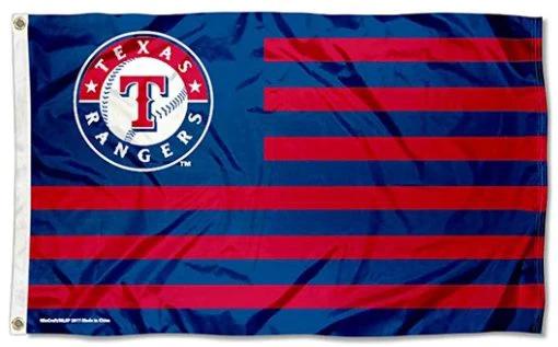 Texas Rangers Nation Sport Flag 3X5Ft Banner USA Polyester with Brass Grommets by flagsjustdoit