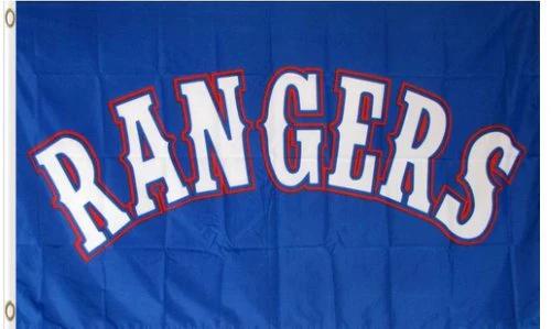 Texas Rangers Sport US Flag 3X5Ft Banner USA Polyester with Brass Grommets by flagsjustdoit