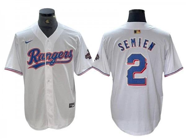 Texas Rangers #2 Marcus Semien White 2024 Gold Collection Limited Jersey by My Store